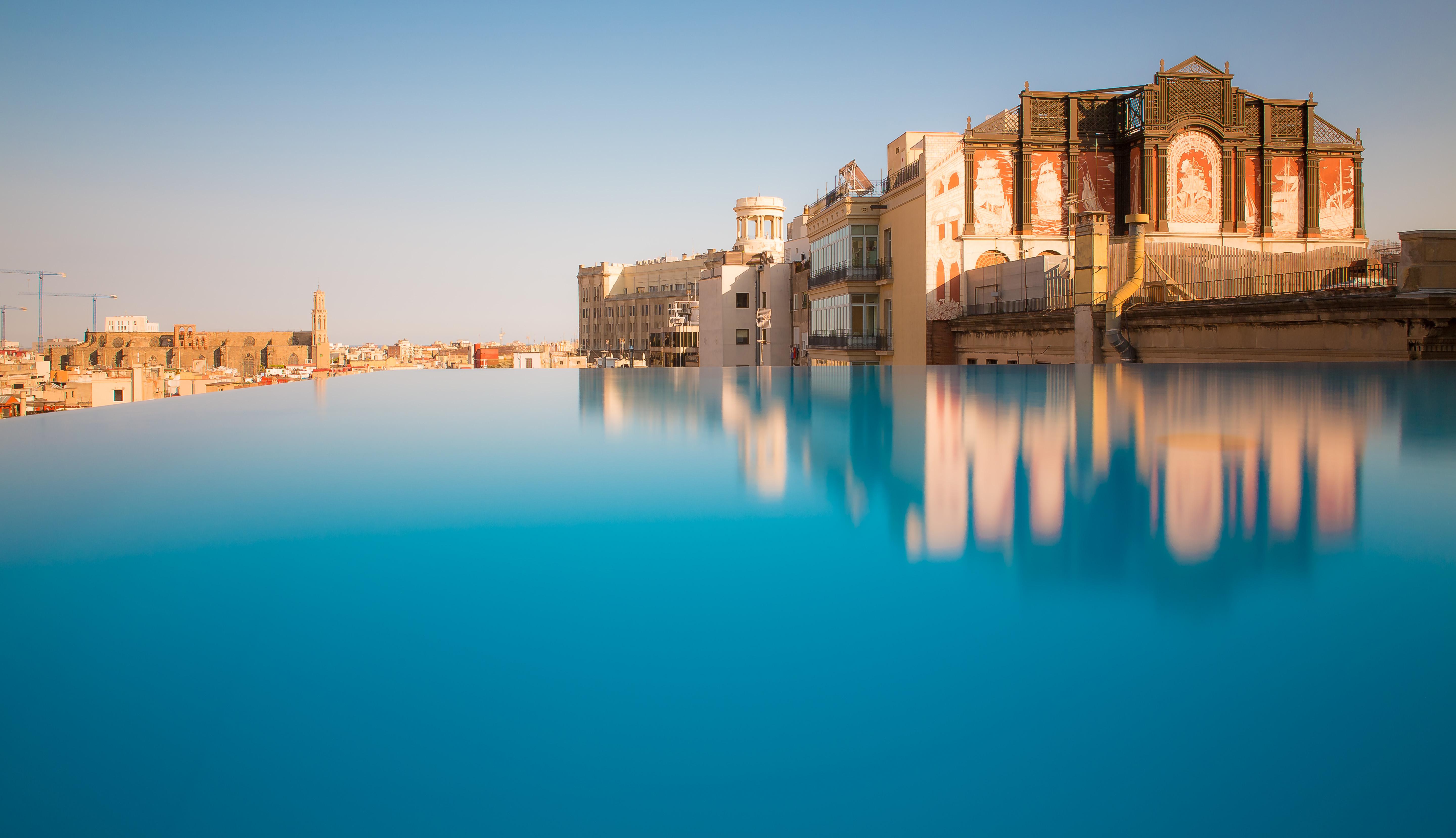 Grand Hotel Central, Small Luxury Hotels Barcelona Luaran gambar The pool at the Westin Excelsior