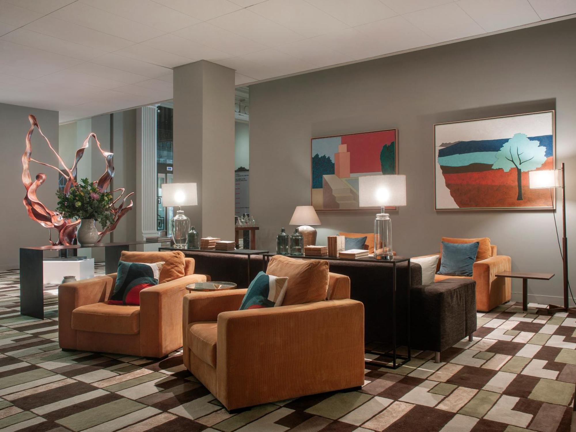 Grand Hotel Central, Small Luxury Hotels Barcelona Luaran gambar The lobby of the Westin