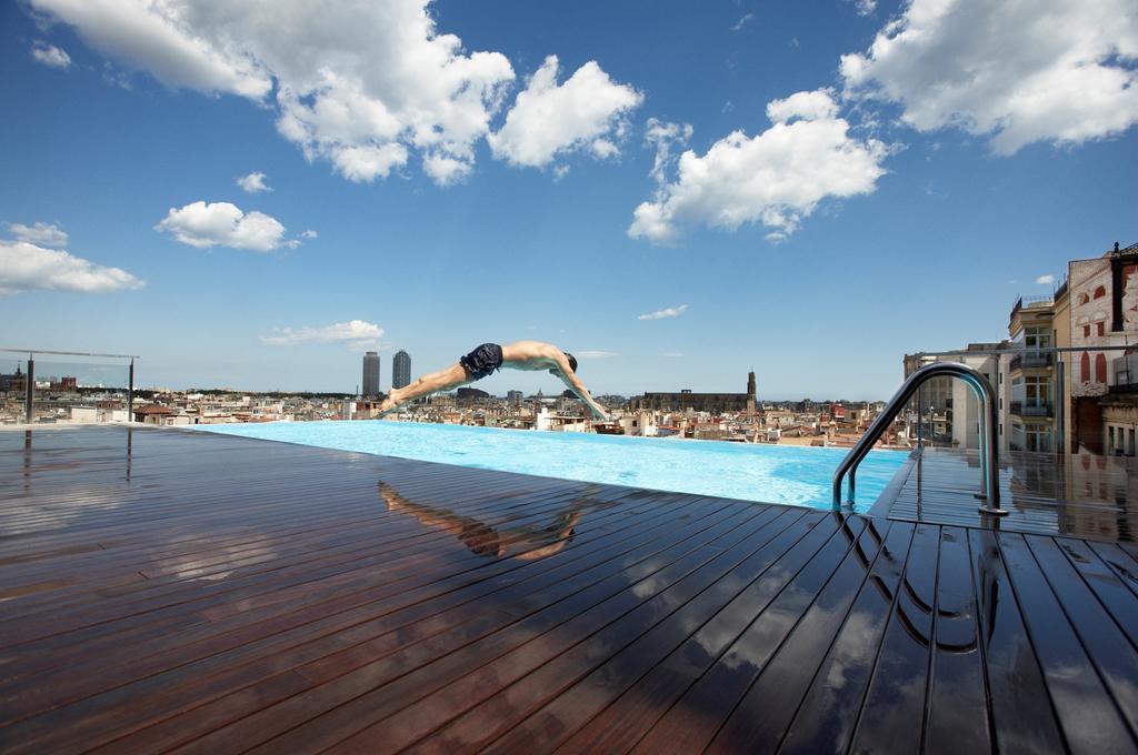 Grand Hotel Central, Small Luxury Hotels Barcelona Kemudahan gambar The rooftop pool